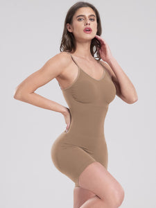 Scoop Neck Spaghetti Strap Active Romper