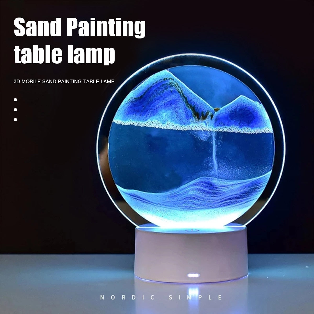 LED Sandscape Lamp