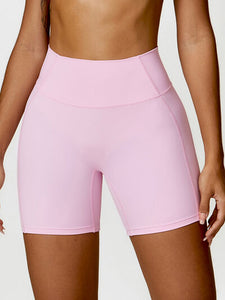 High Waist Active Shorts