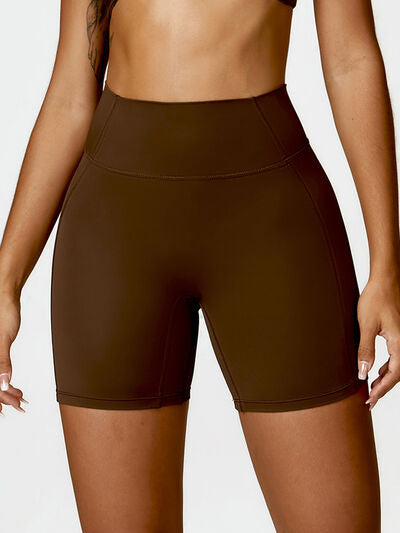 High Waist Active Shorts